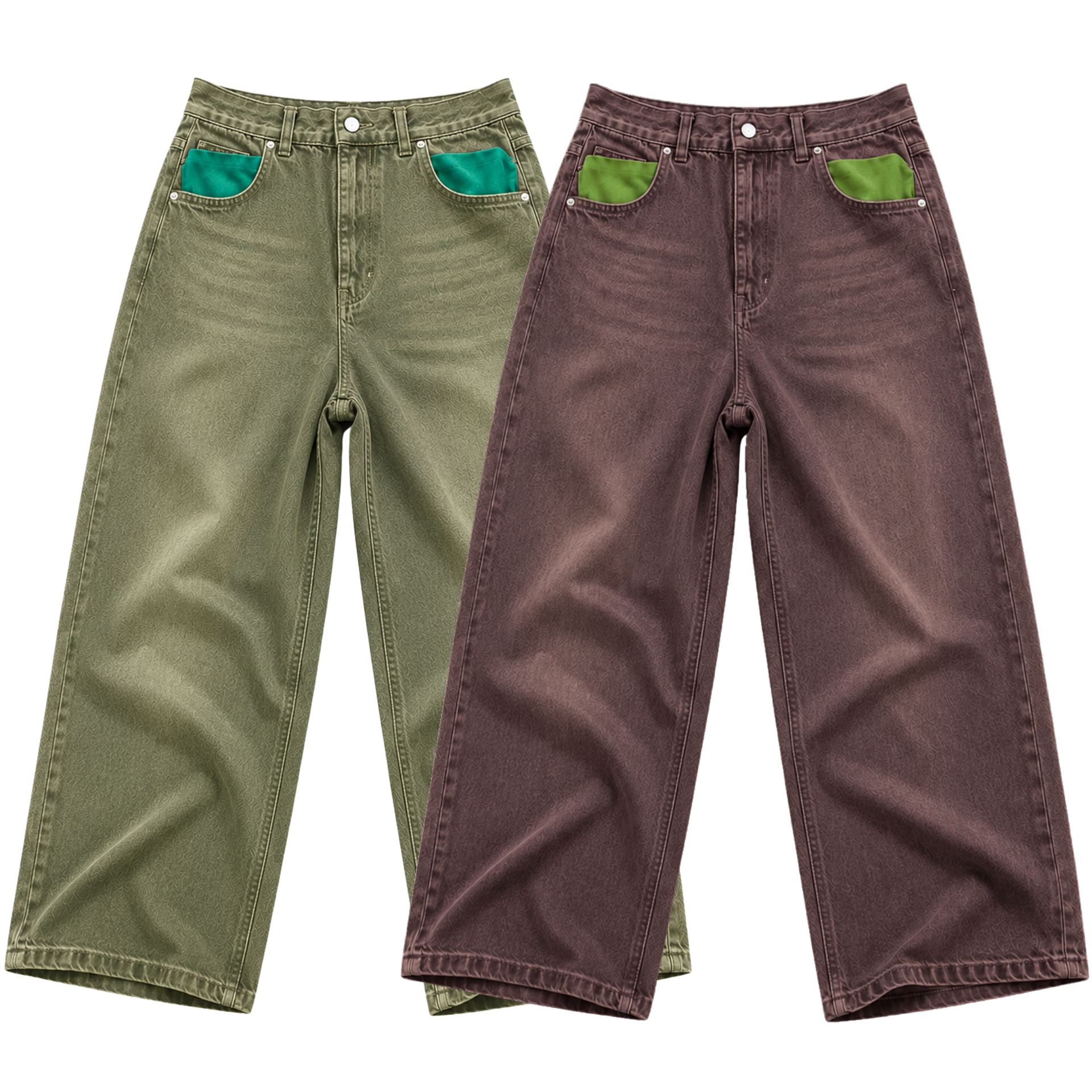 Matcha + Dubai Chocolate Denim
